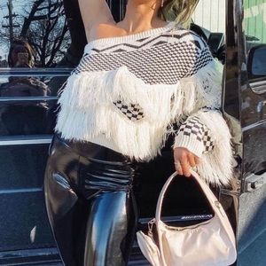 Hazel and olive sweater. Identical to the house of Harlow revolve sweater.